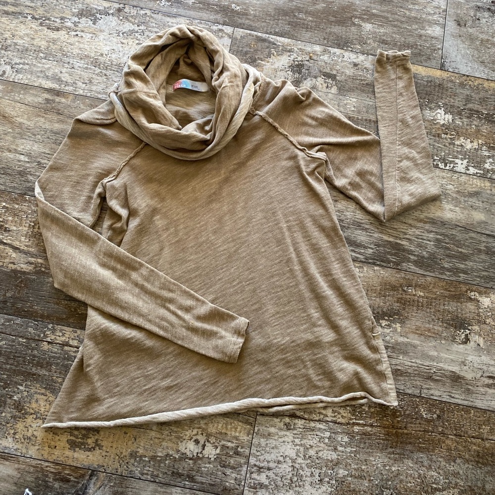 Free People Cocoon cowl pull over